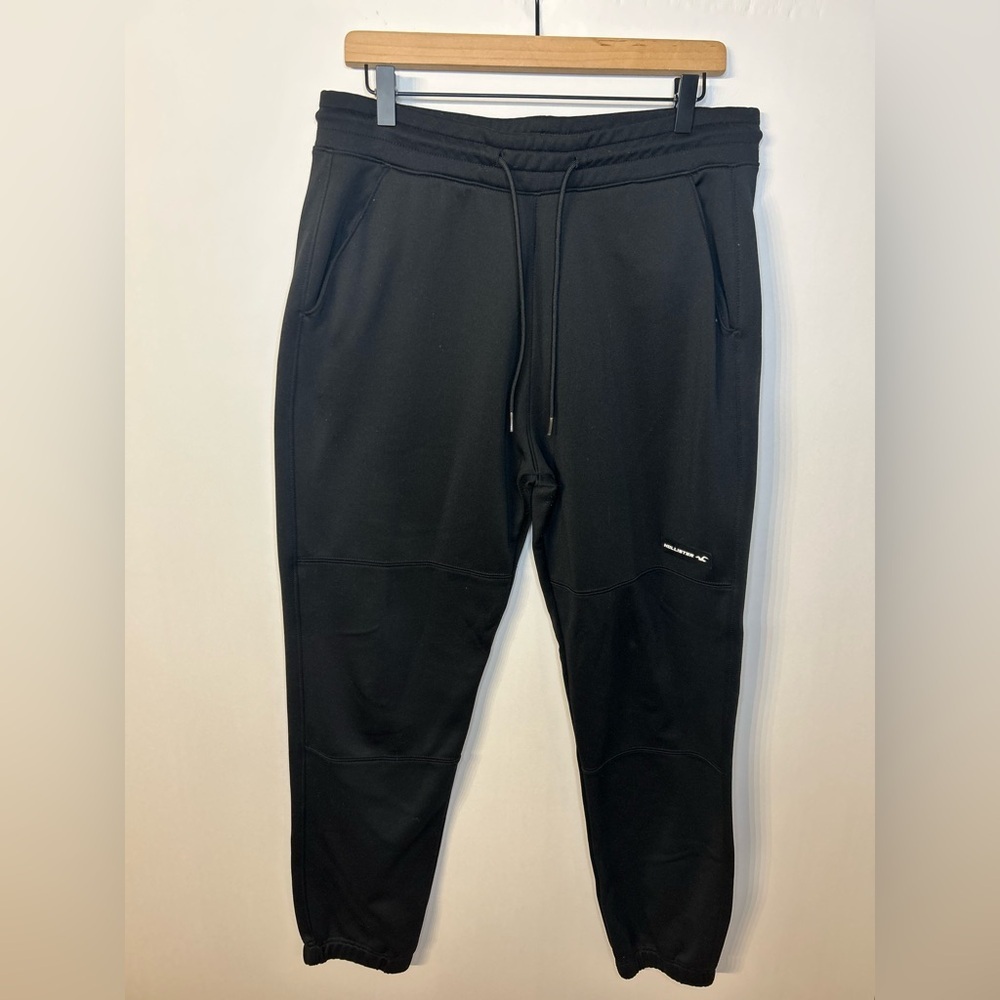 Hollister Men’s Black Jogger Sweatpants, Size Large